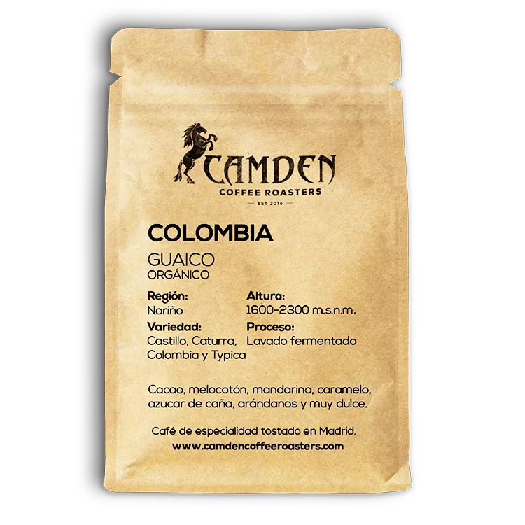 colombia – guaico orgánico coffee by camden coffee roasters (velilla de san antonio) - café de especialidad | specialty coffee madrid