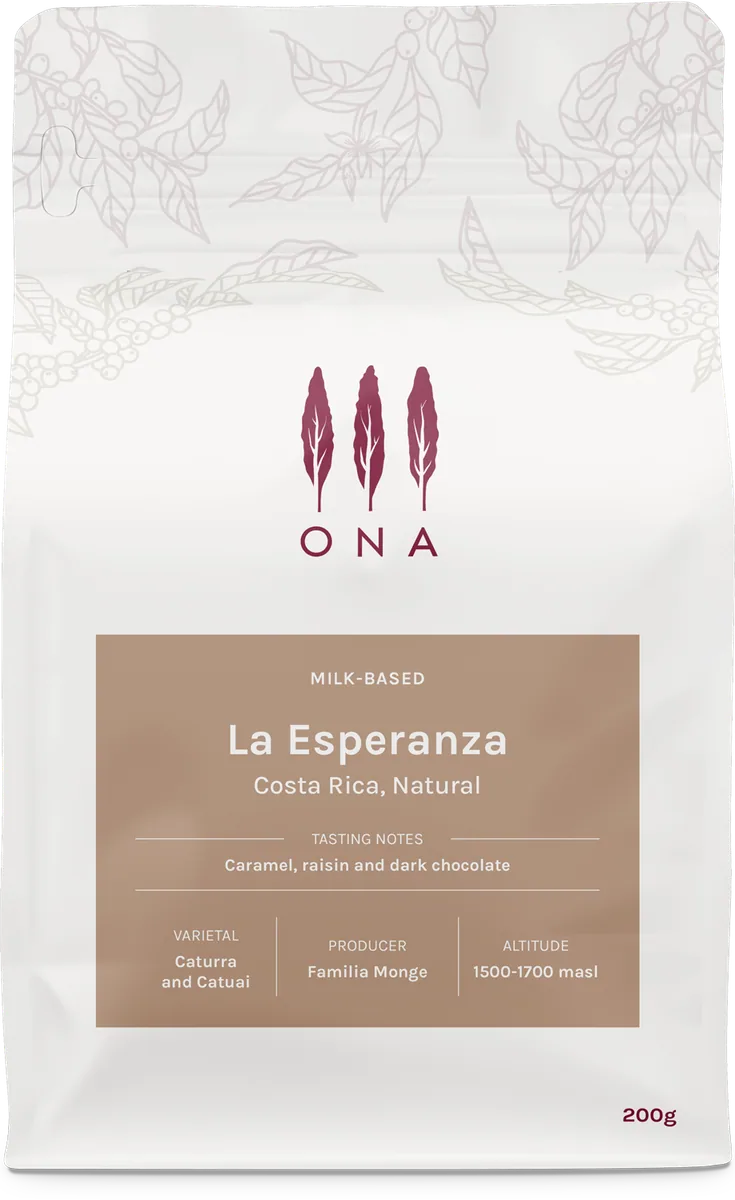 la esperanza, costa rica, natural coffee by ona