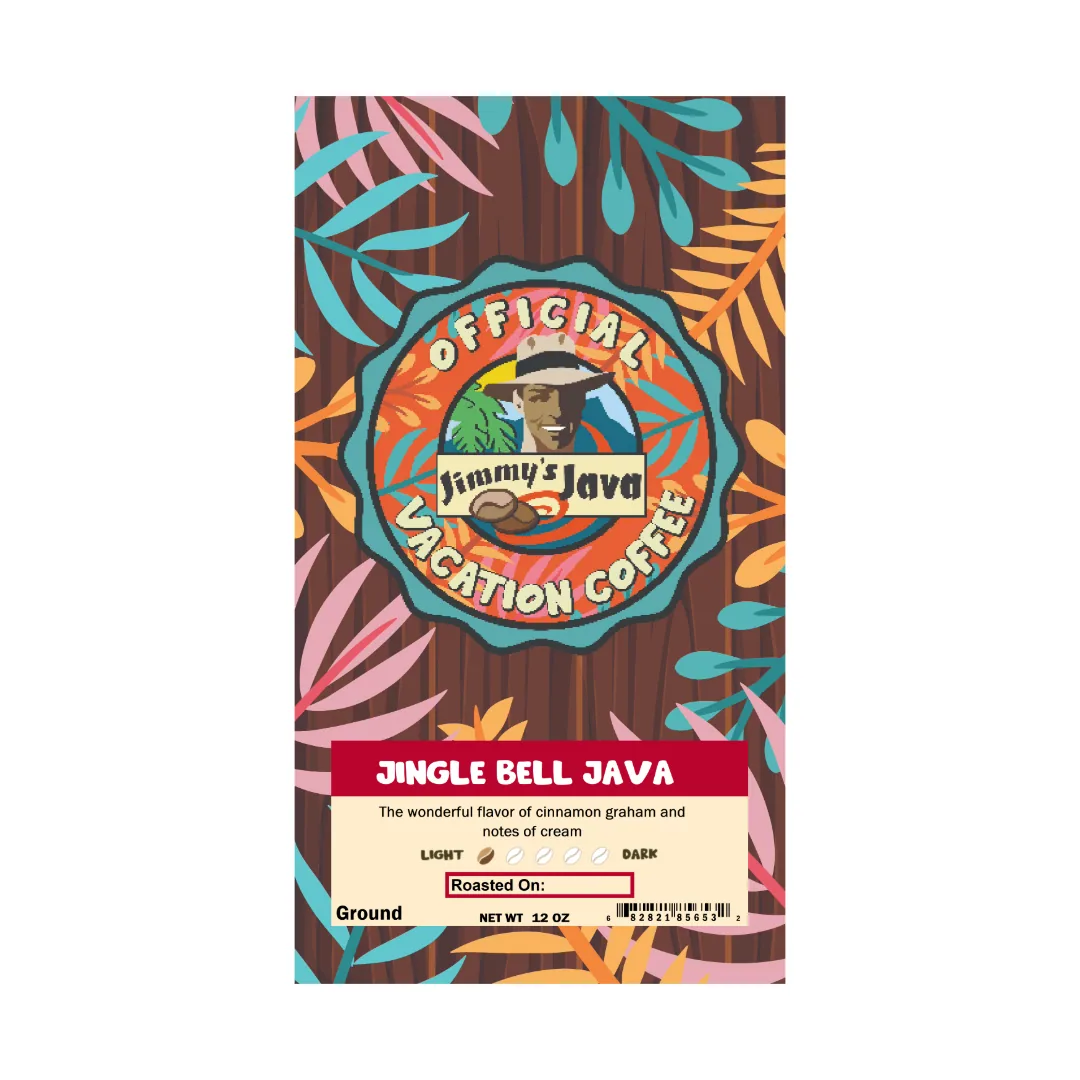 jingle bell java naturally flavored coffee coffee by jimmy's java
