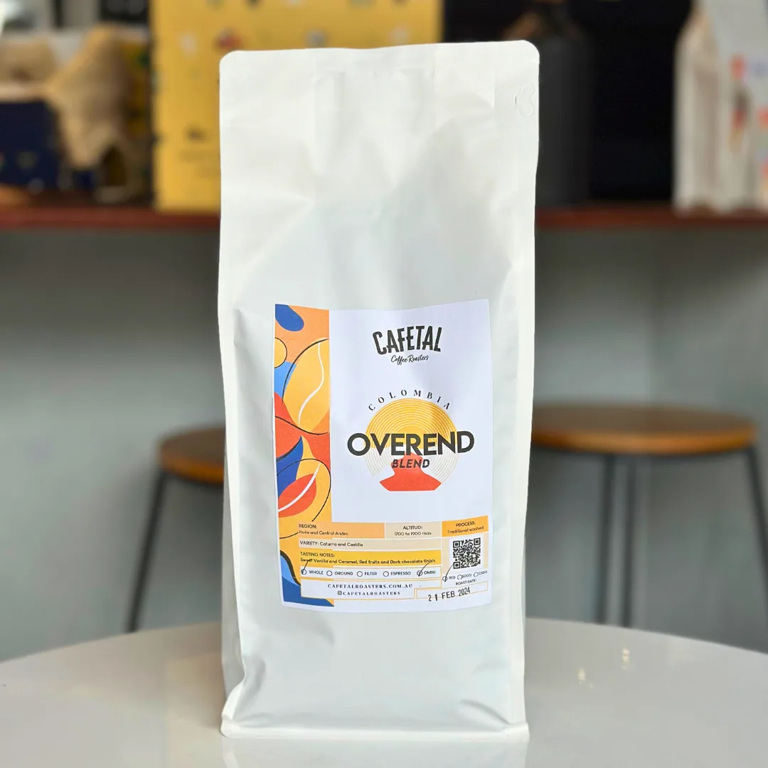 overend blend coffee by cafetal coffee roasters