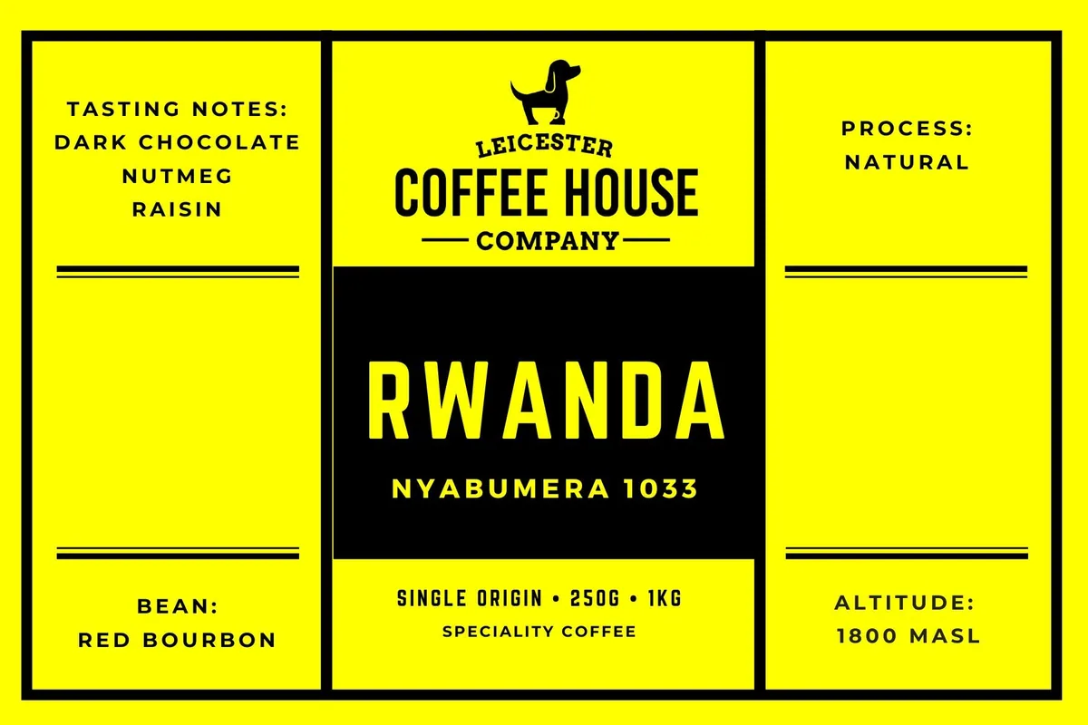 rwanda - nyabumera 1033 coffee by leicester coffee house company