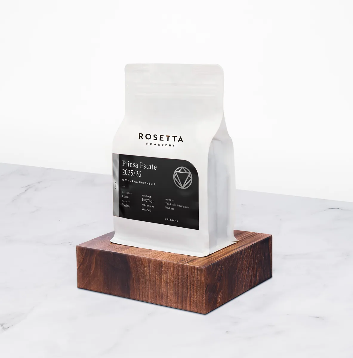 frinsa estate 2025/26, indonesia - indonesia coffee by rosetta roastery (gardens)
