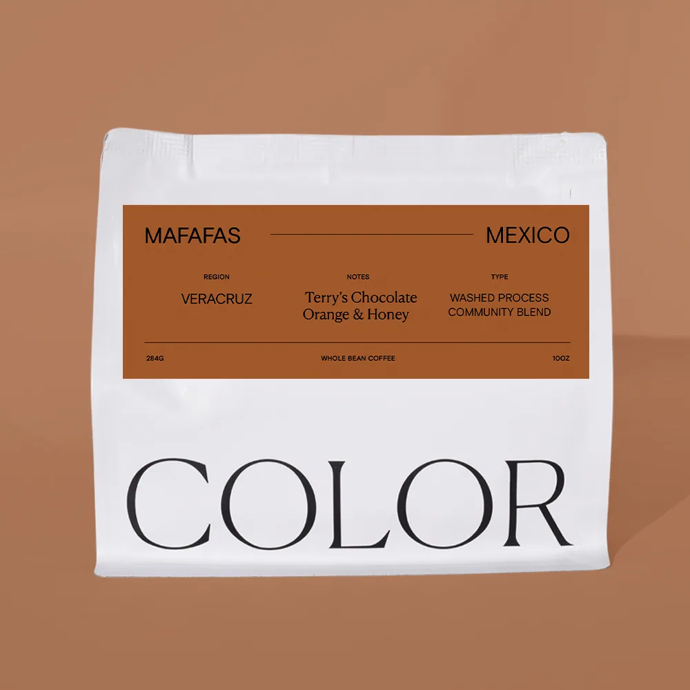mexico veracruz mafafas (fresh crop arrival) coffee by color coffee roasters