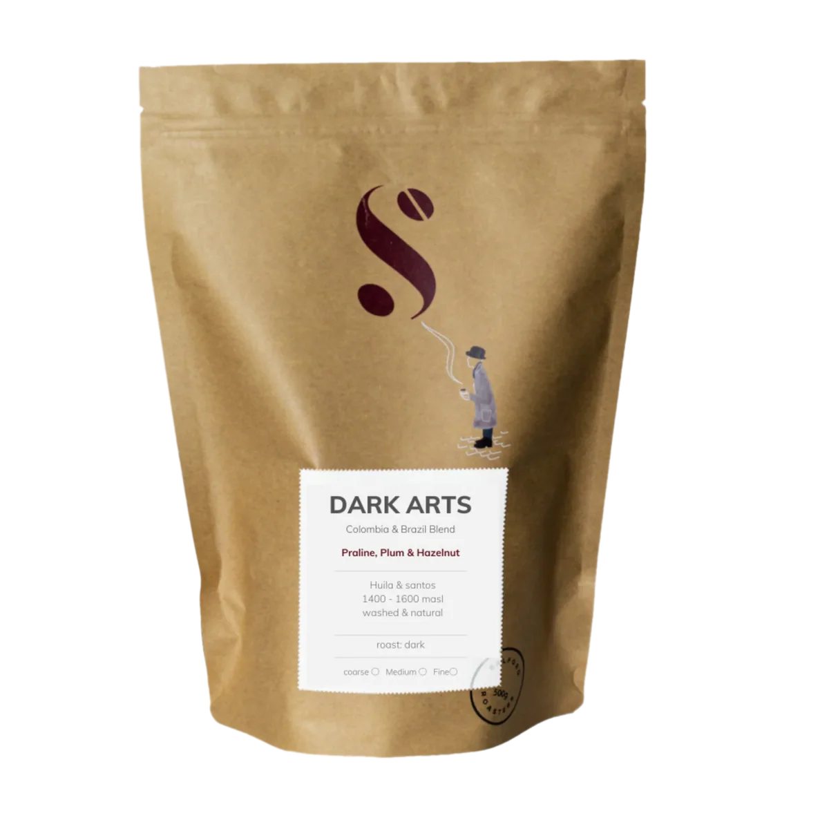 dark arts blend coffee by salford roasters