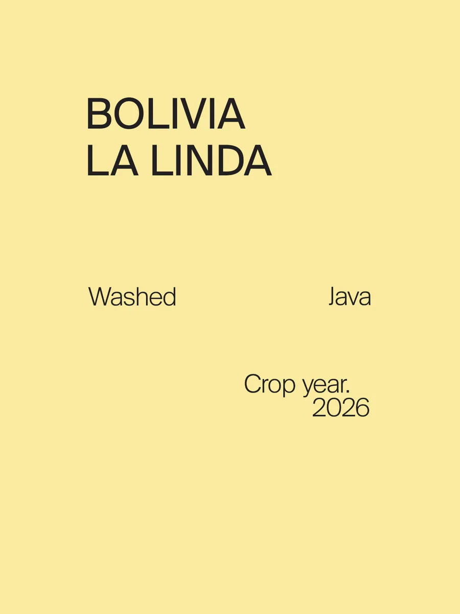 bolivia la linda java washed - bolivia + indonesia coffee by one half