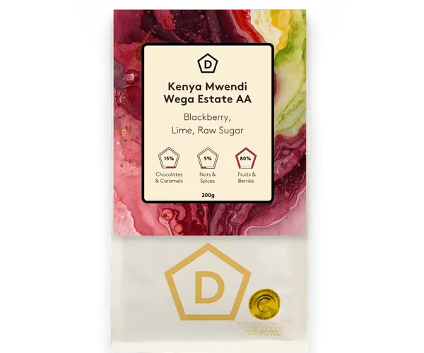 kenya mwendi wega estate aa coffee by danes coffee roasters - wholesale coffee roaster