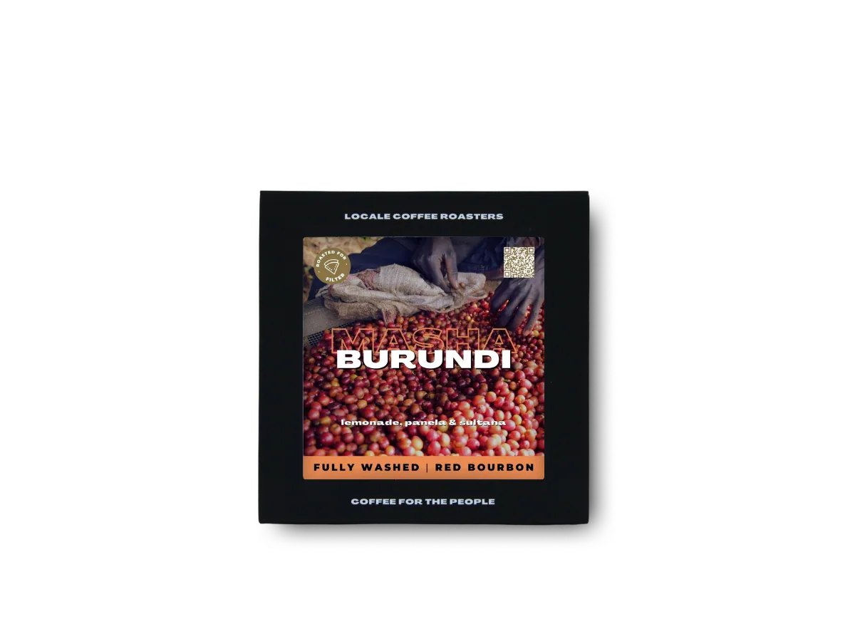 masha: burundi coffee by locale coffee roasters wa