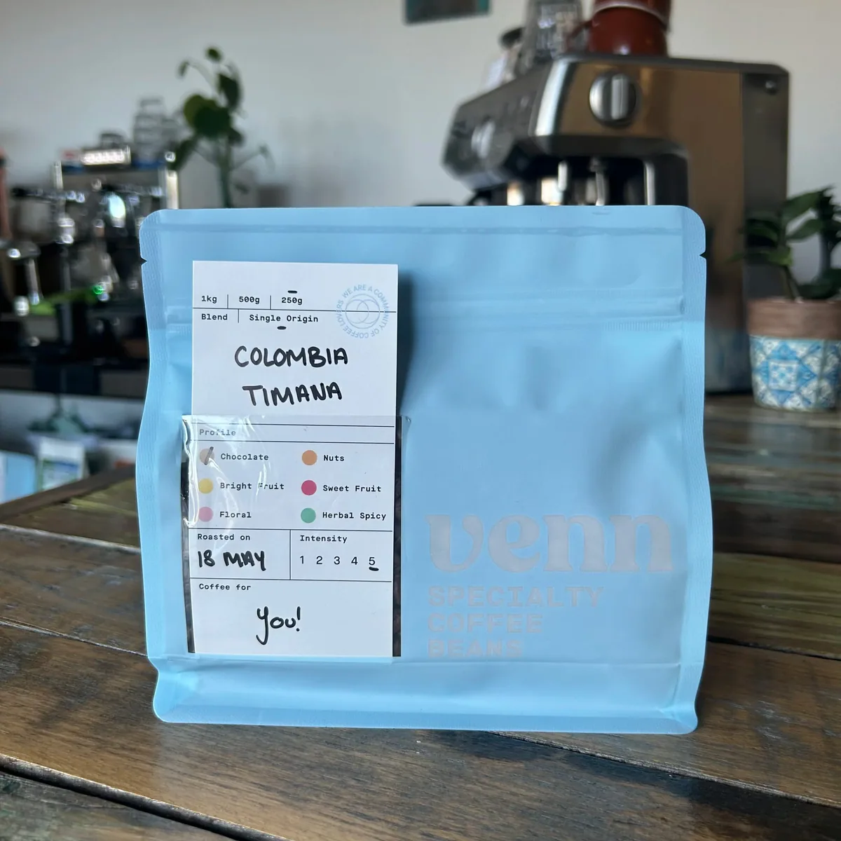 venn coffee -colombia timana single origin coffee by perth coffee exchange