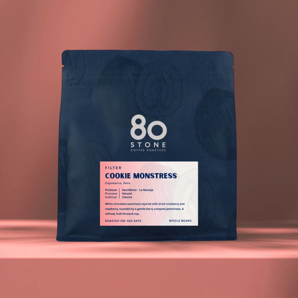 cookie monstress – peru – filter coffee by 80 stone coffee roasters