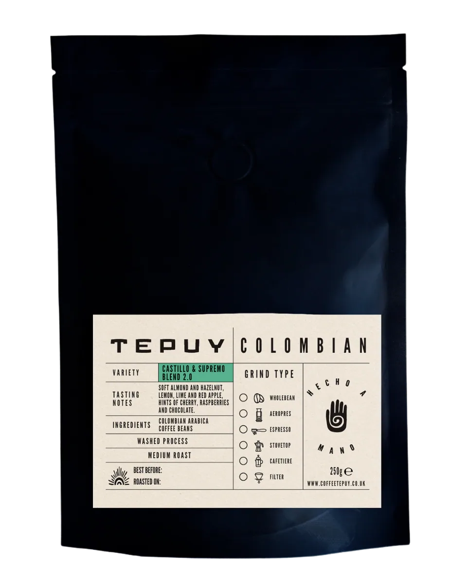 coffee tepuy castillo & supremo blend 2.0 coffee by coffee tepuy | cafe | specialty colombian coffee shop in edinburgh uk