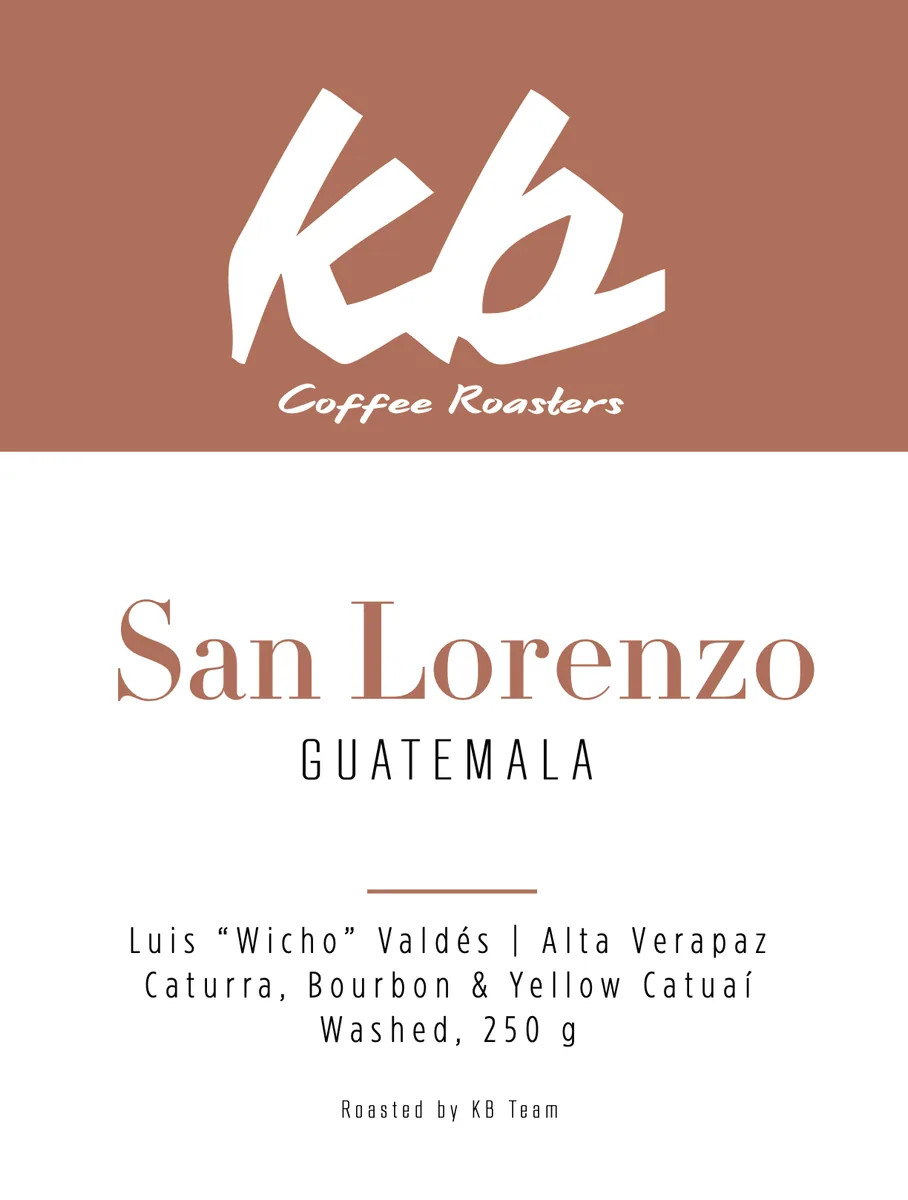 espresso - guatemala - san lorenzo coffee by kb coffee roasters