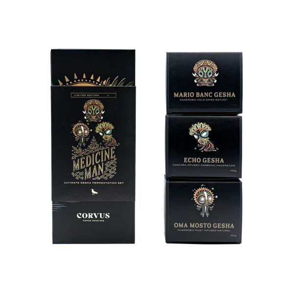 medicine man set coffee by corvus coffee roasters