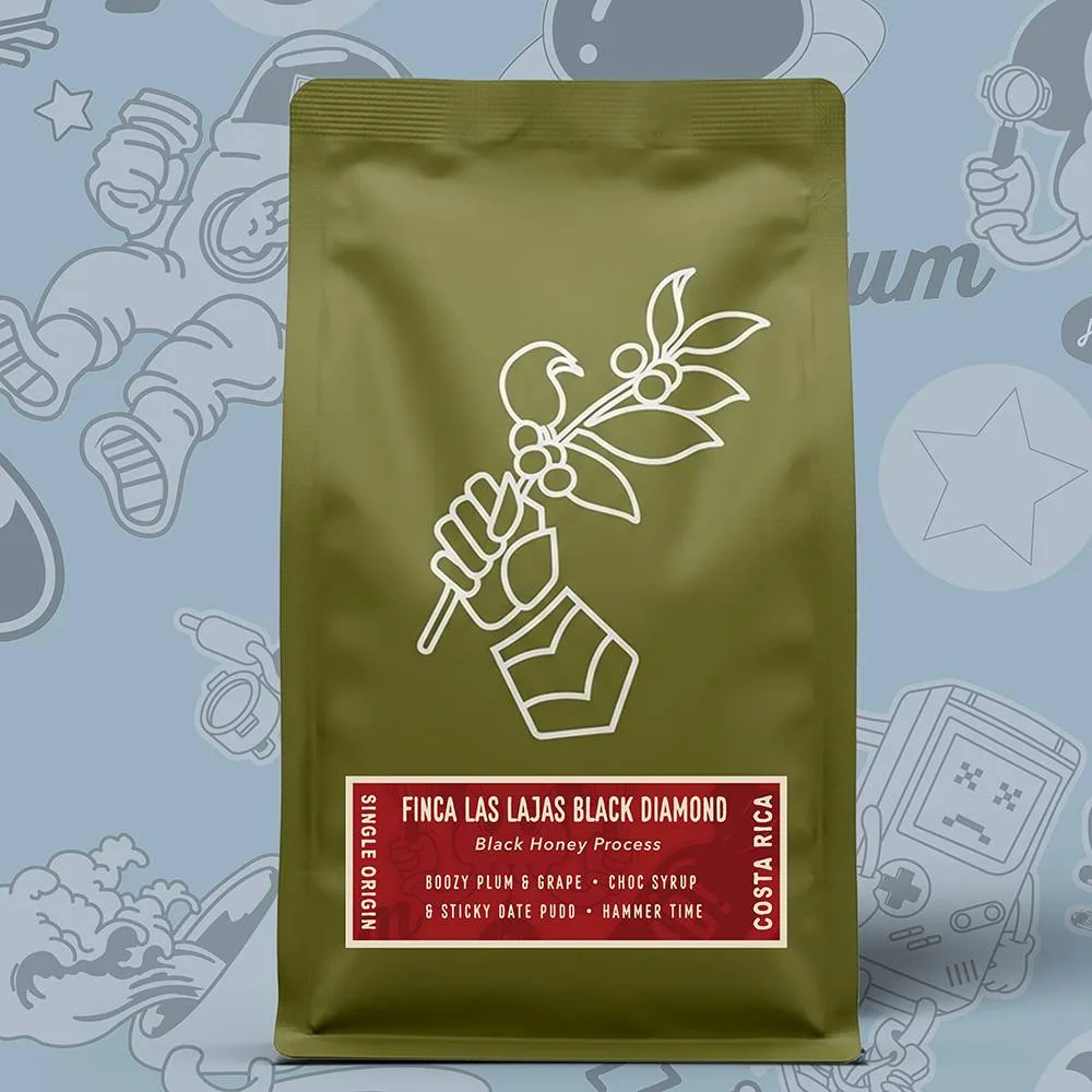 costa rica black diamond coffee by cavalier coffee roasters & cafe