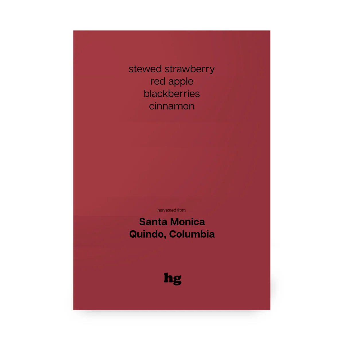 santa monica, chiroso, natural, colombia - colombia coffee by homeground coffee roasters