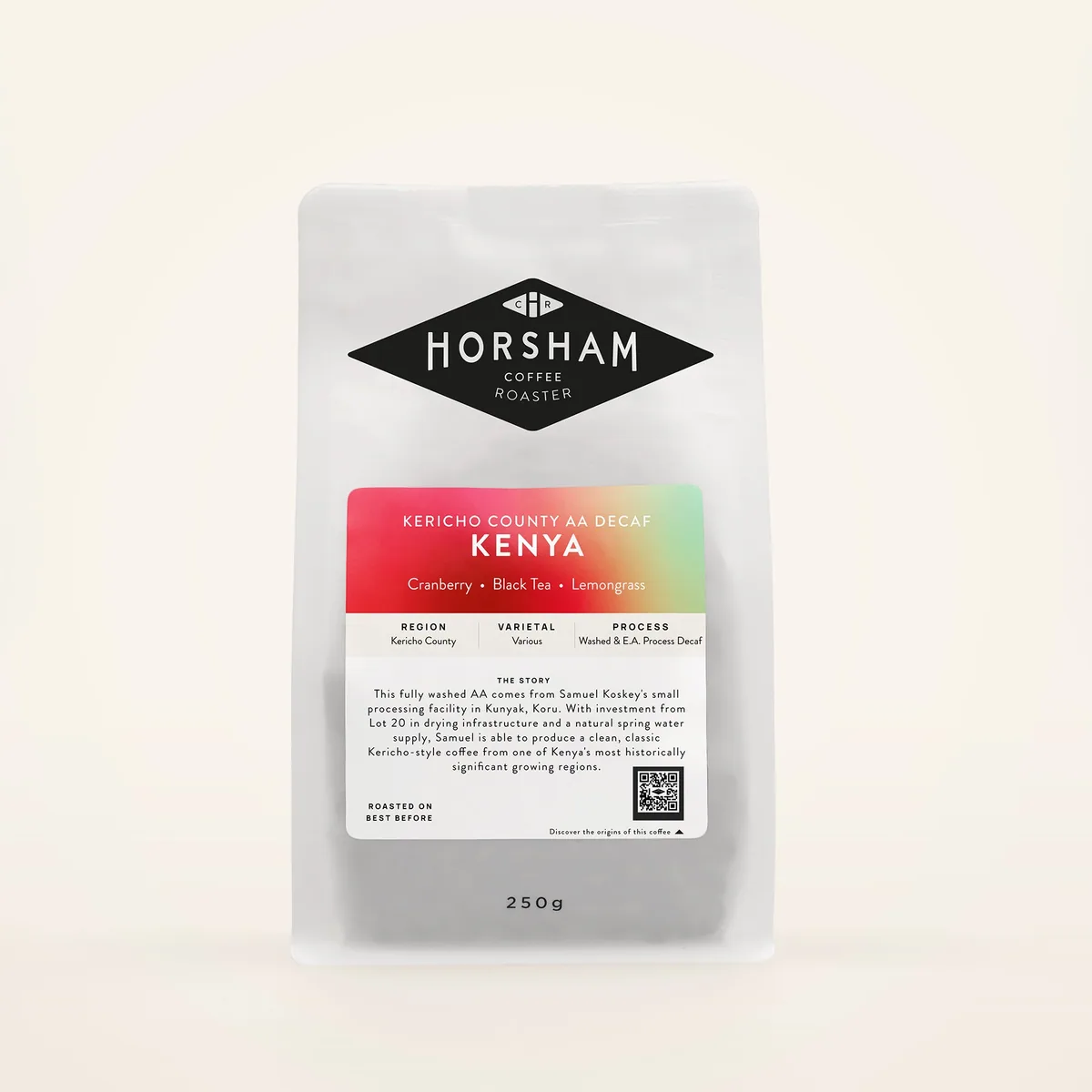 kericho county aa decaf coffee by horsham coffee roaster