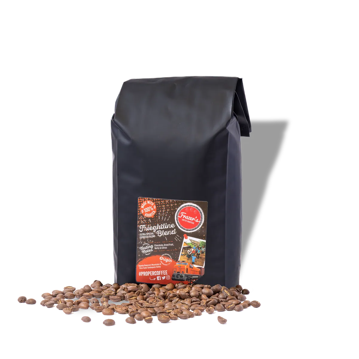 freightline blend coffee by frazer's coffee roasters