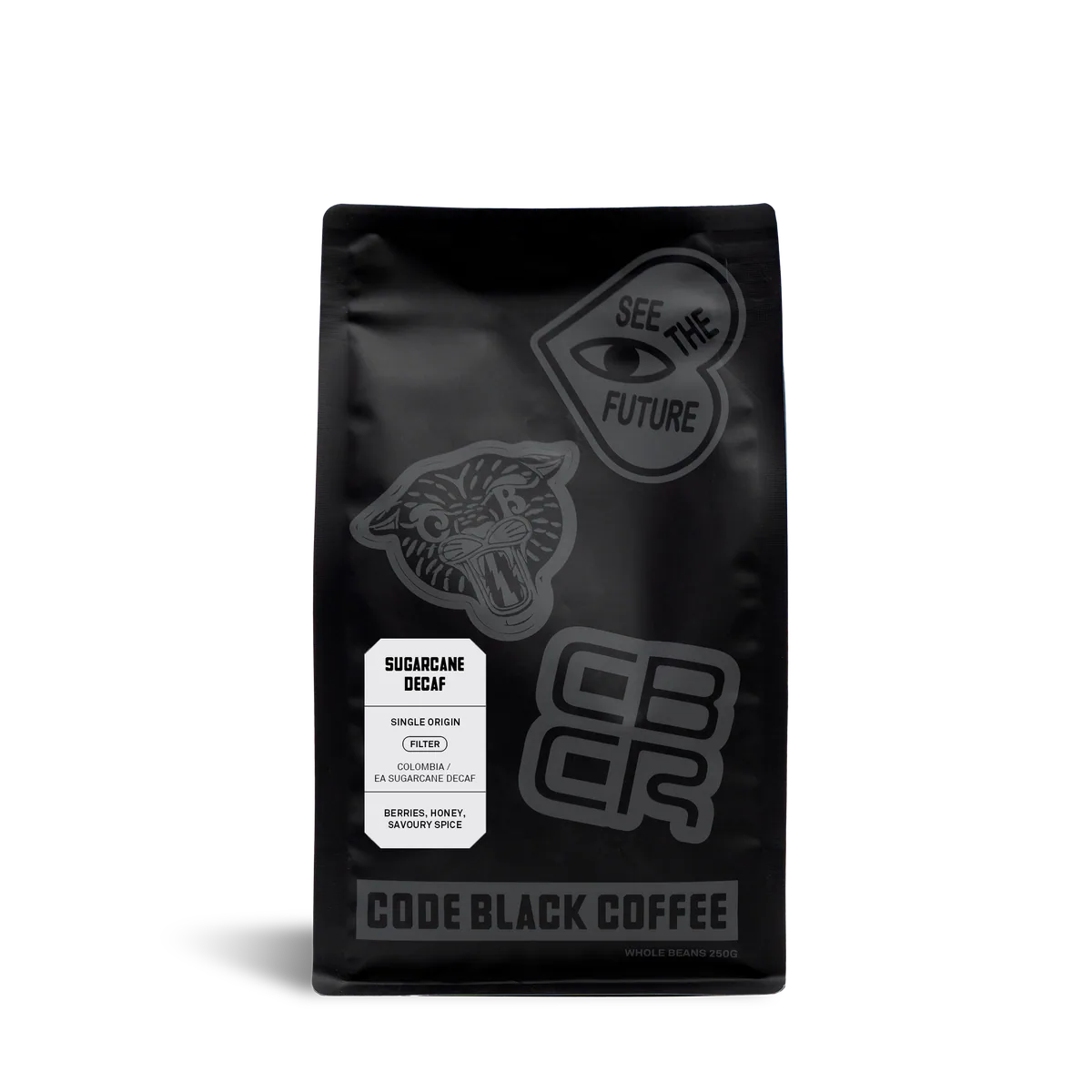 colombia la serrania sugarcane decaf filter - single origin coffee by code black