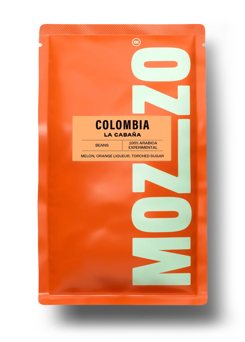 la cabaña, colombia coffee by mozzo coffee