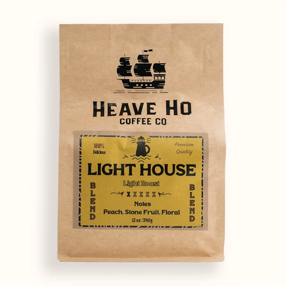 light house (light roast) coffee by heave ho coffee co roaster