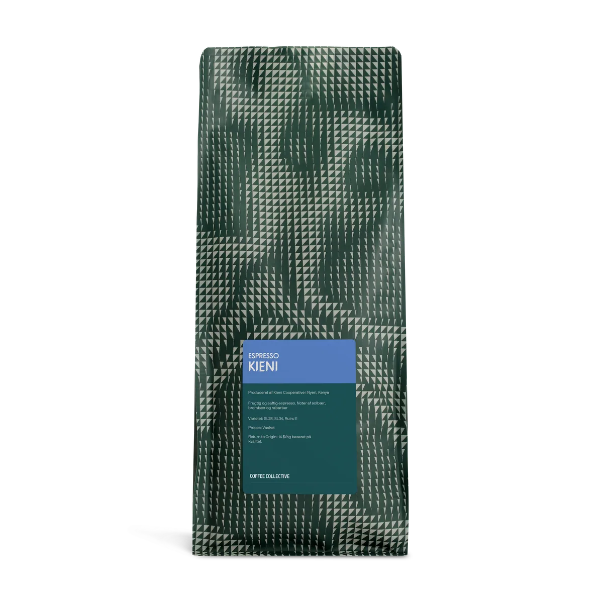 kieni espresso, 1kg coffee by the coffee collective