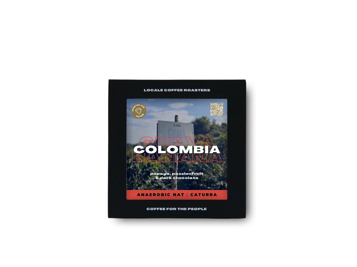 guava banana: colombia coffee by locale coffee roasters wa