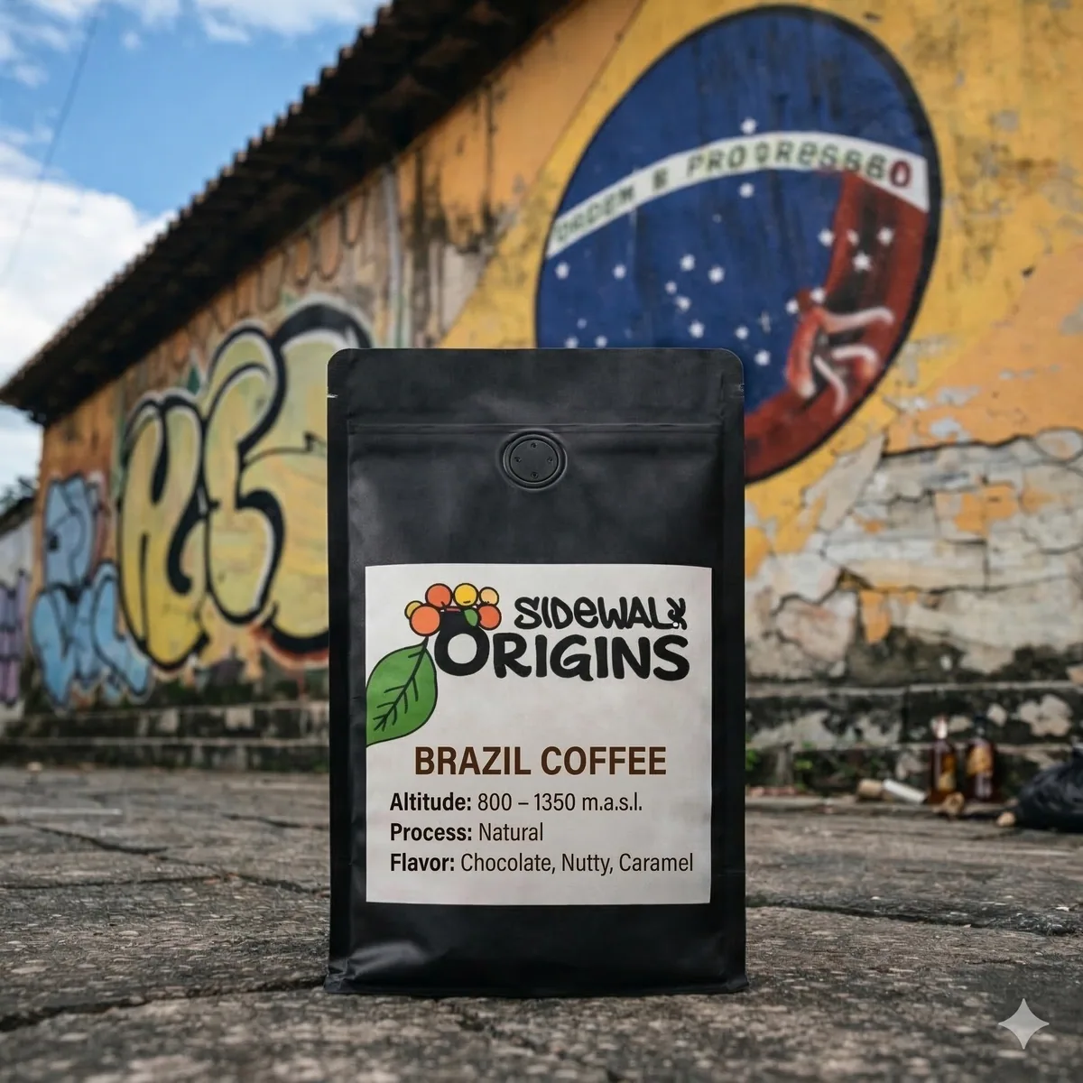 brazil - single origin coffee coffee by sidewalk coffee company