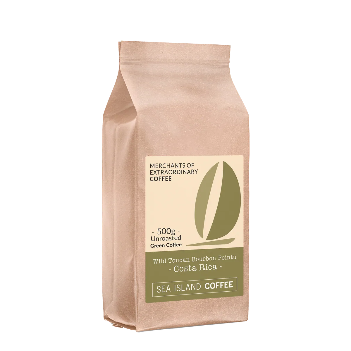green wild toucan bourbon, costa rica coffee by sea island coffee