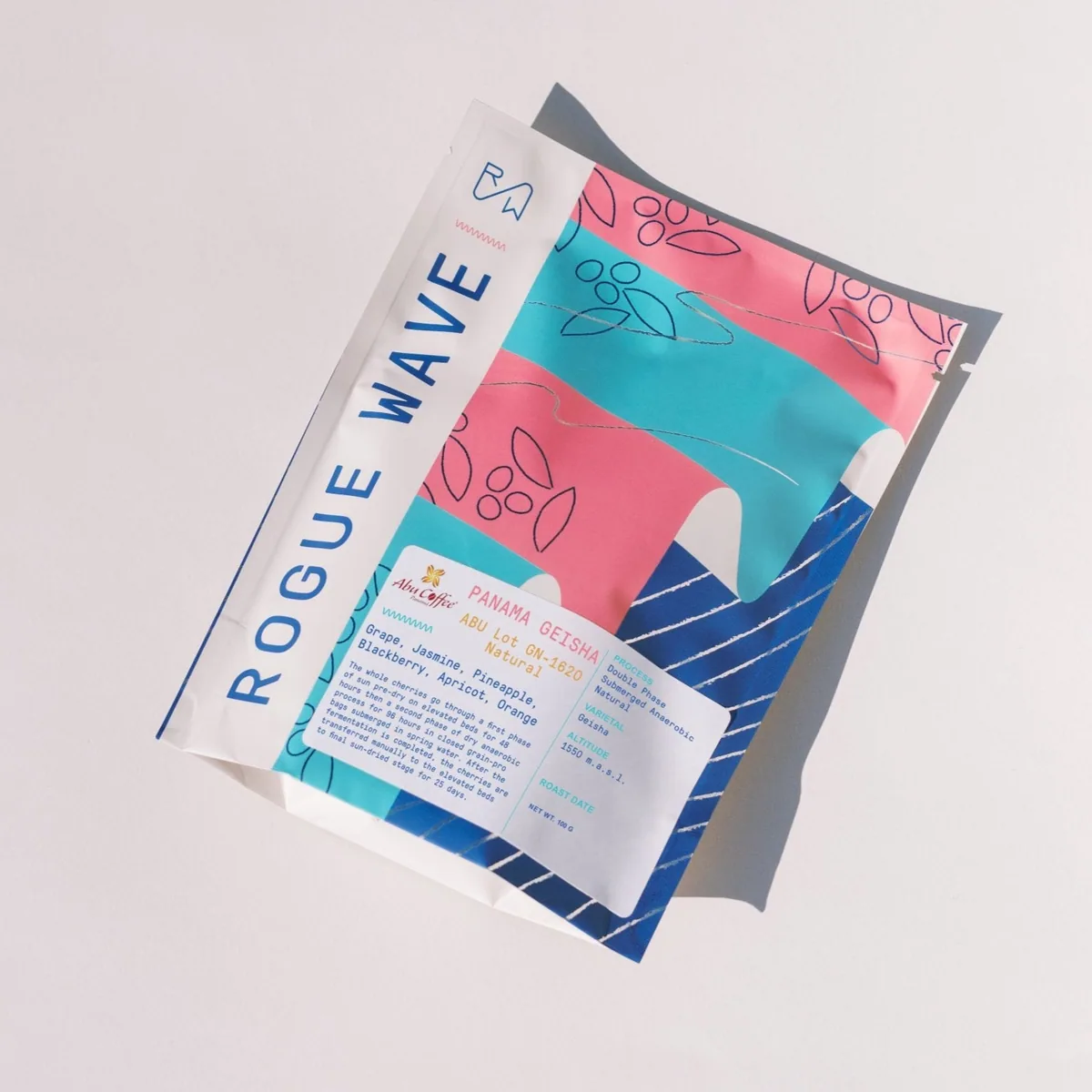 panama - abu gesha gn-1620 | submerged anaerobic natural - 100g - archived - panama coffee by rogue wave coffee