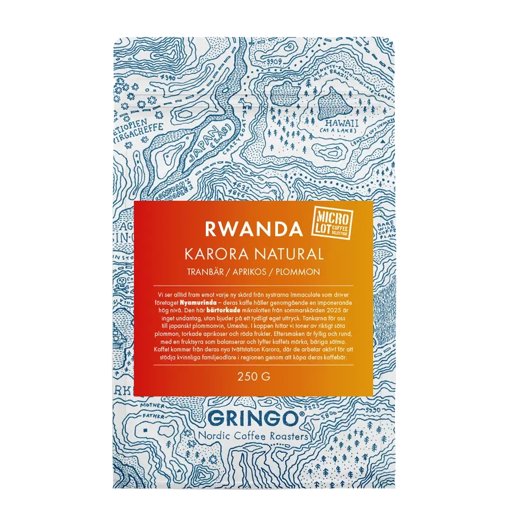 rwanda karora natural coffee by gringo nordic coffee roasters