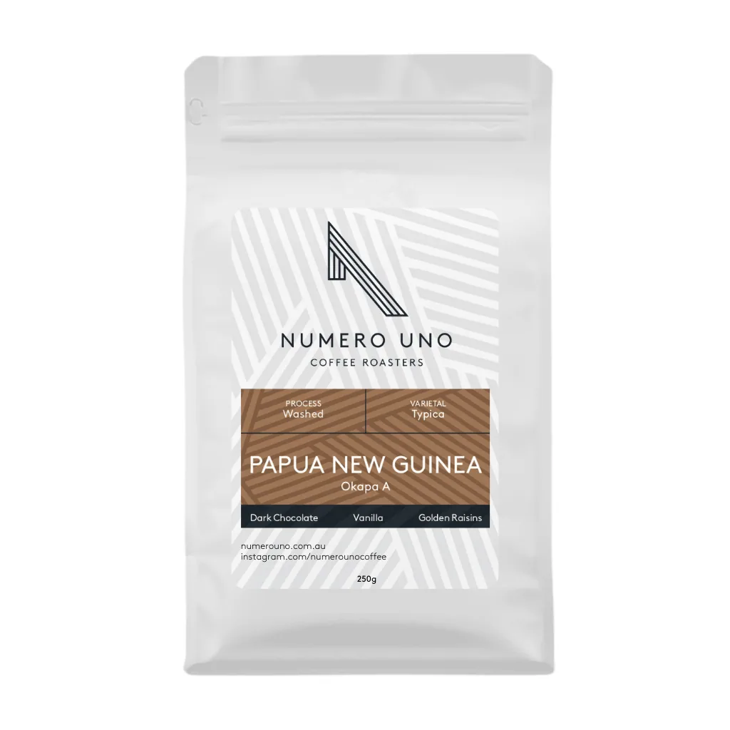 papua new guinea, okapa a (washed) coffee by numero uno coffee roasters