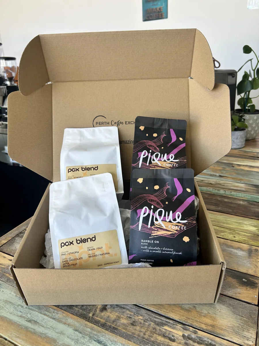 perfect pair: ramble on vs gpnt exclusive - ethiopia + papua new guinea coffee by perth coffee exchange