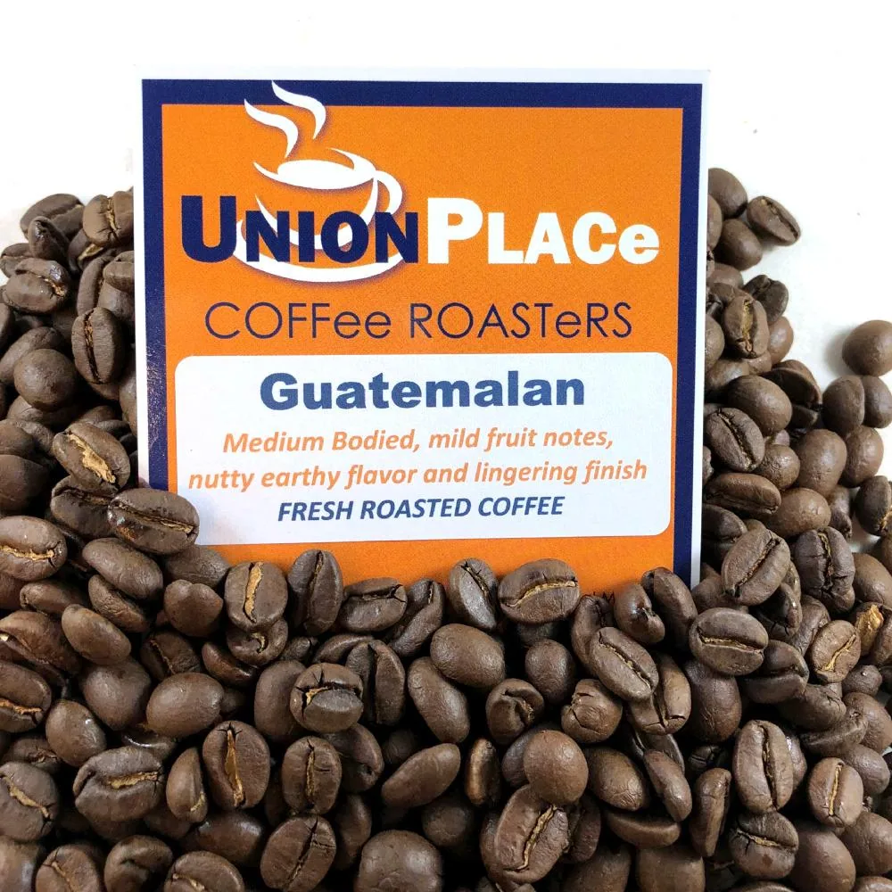 guatemalan organic medium roast coffee by union place coffee roasters