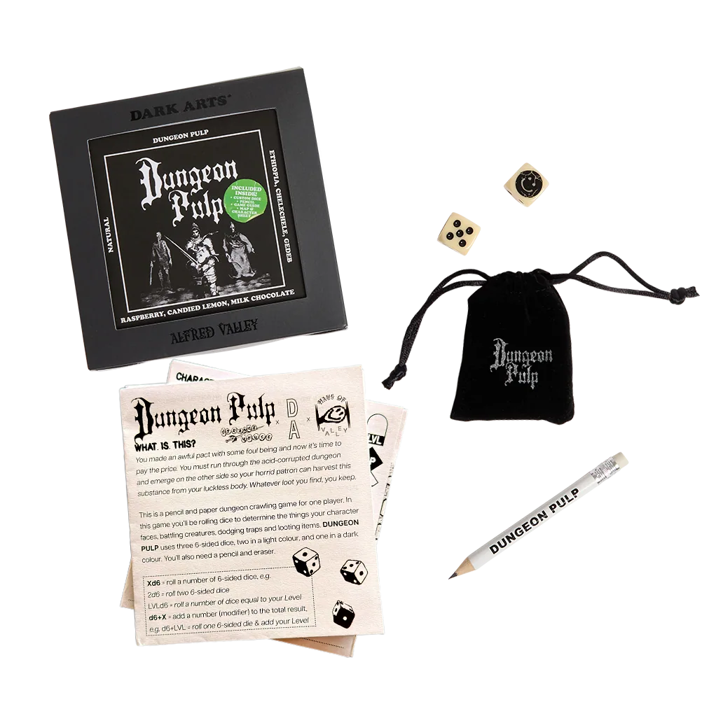 dungeon pulp - ethiopia coffee by dark arts coffee