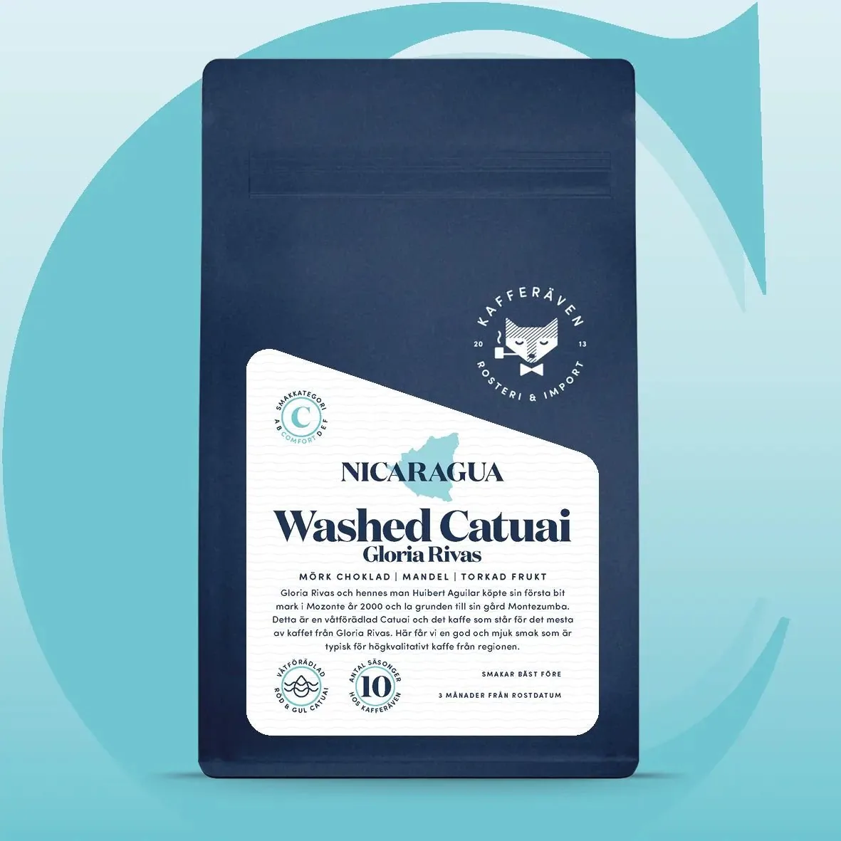 washed catuai - gloria rivas kaffe från nicaragua coffee by kafferäven