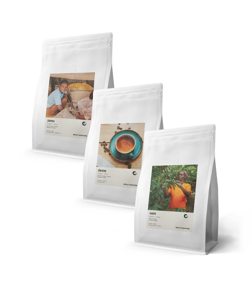 espresso trio – 3 x 200g dark roasted - ethiopia coffee by impact roasters