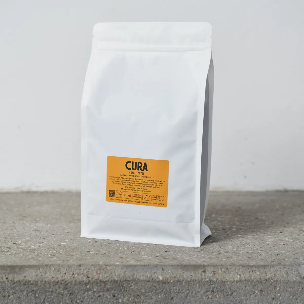 cura | espresso [organic] - ethiopia + peru + india coffee by nano kaffee rösterei