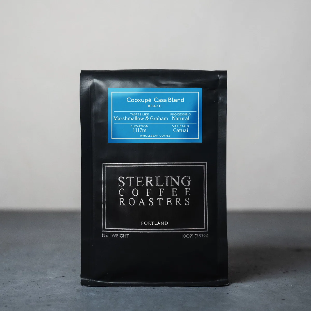 brazil cooxupé casa blend: tastes like marshmallow & graham coffee by sterling coffee roasters