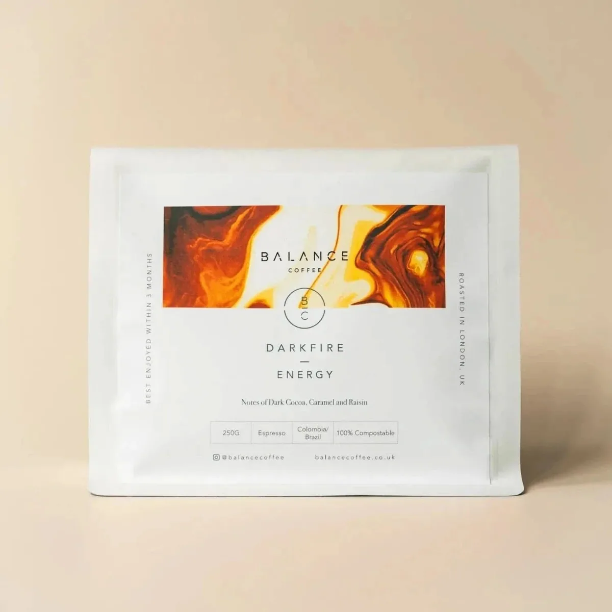 darkfire energy coffee by balance coffee