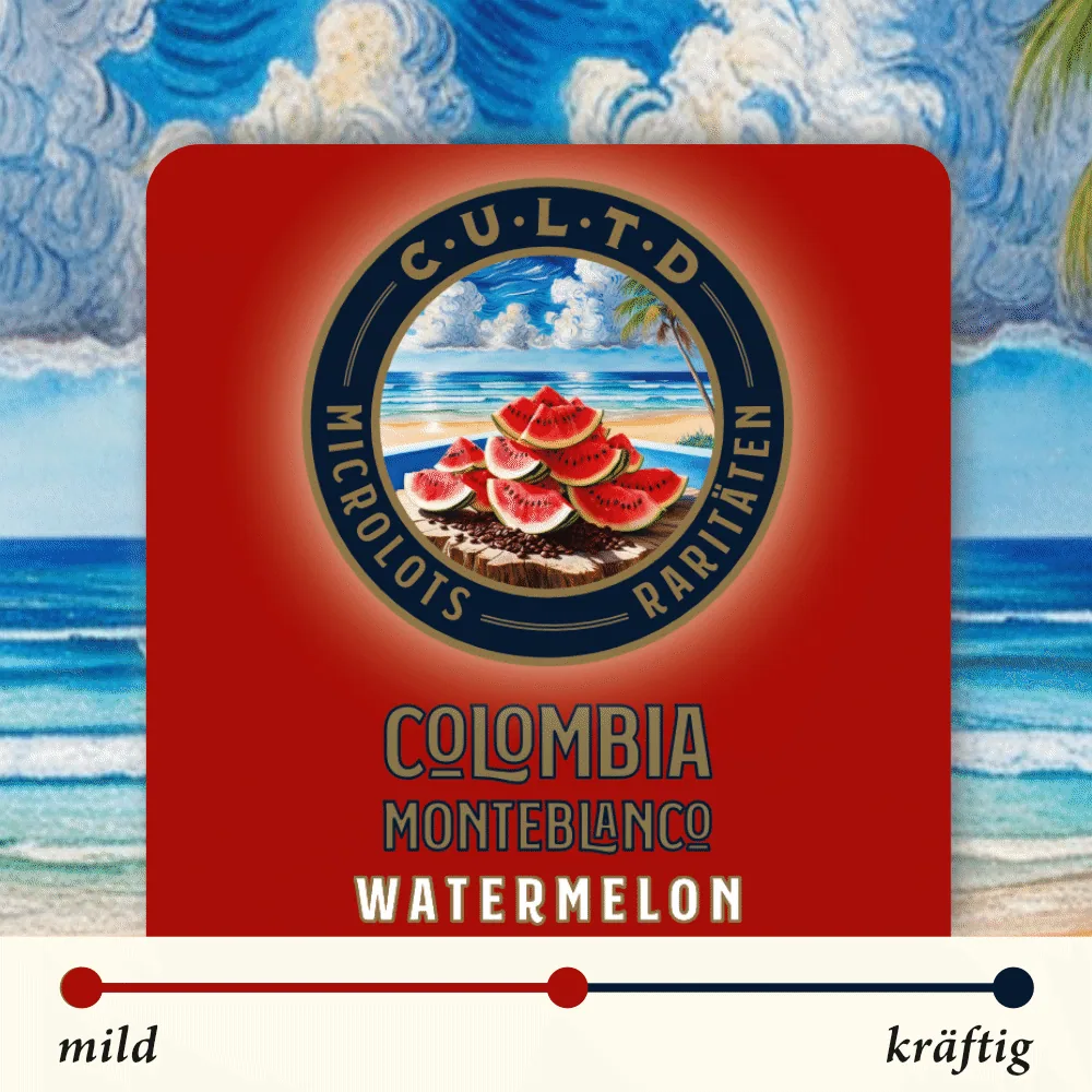 colombia monteblanco watermelon coffee by kaffeerösterei coffee unlimited