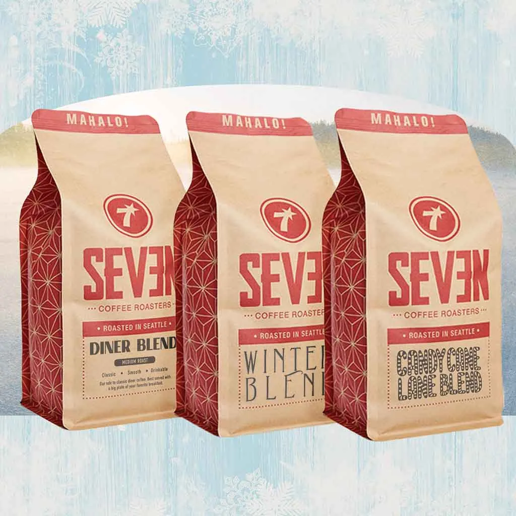 winter trio coffee by seven coffee roasters market & cafe