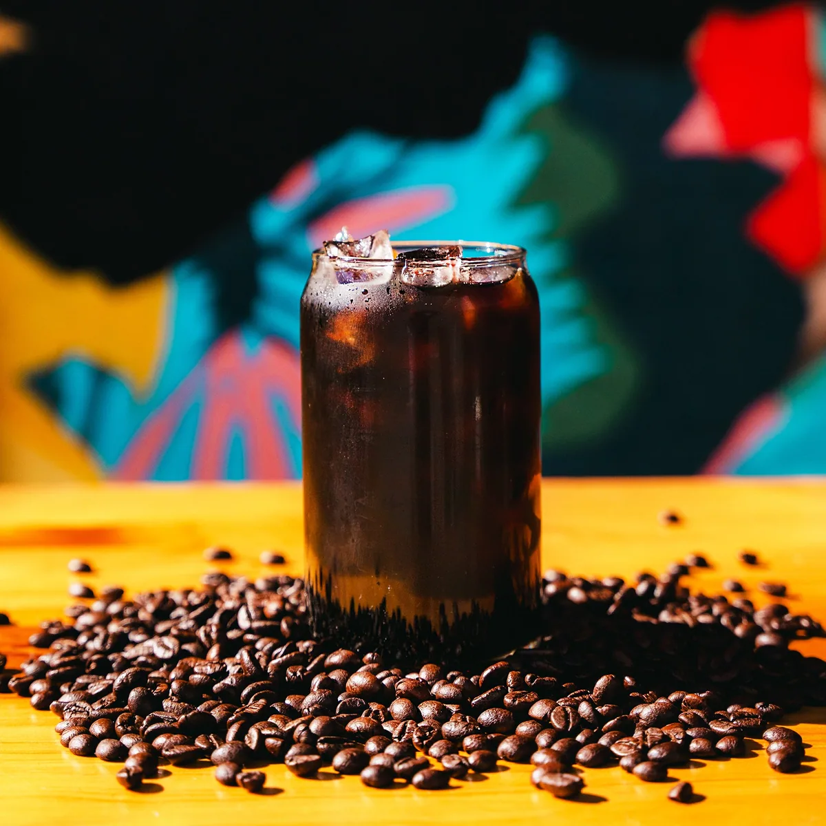 cold brew coffee by mixed grounds coffee