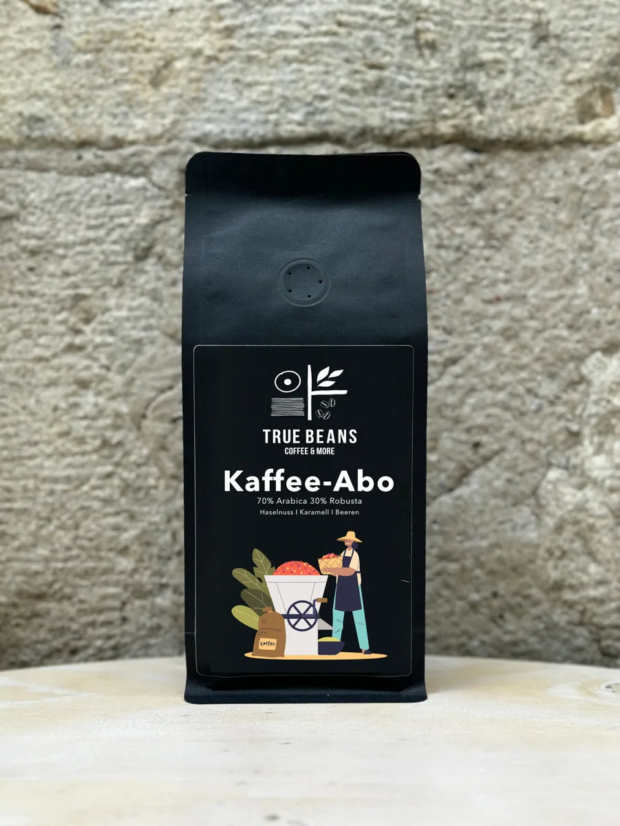 truebeans kaffee-abo inkl. versand i 4×250 g bestseller-mix coffee by truebeans specialty coffee - werksverkauf & seminare