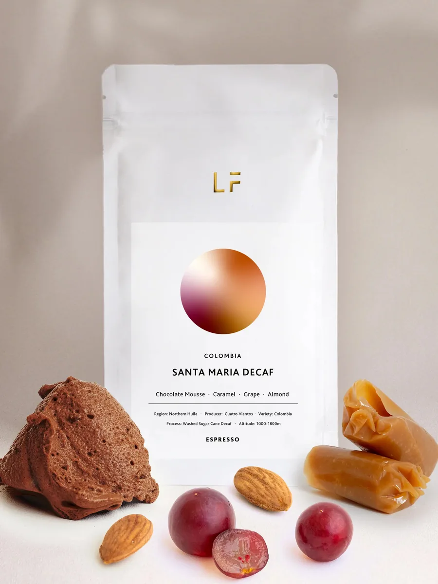 santa maria · decaf - colombia coffee by lf coffee