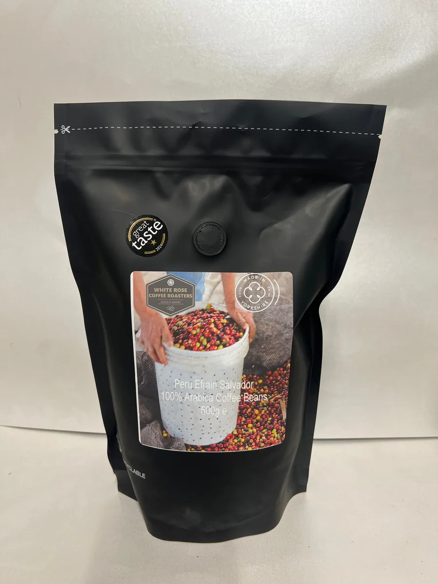 peru efrain salvador arabica coffee 500g coffee by white rose coffee roasters