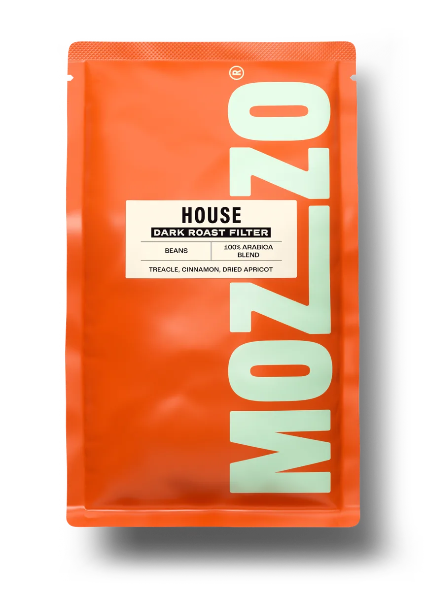 house dark roast filter coffee by mozzo coffee