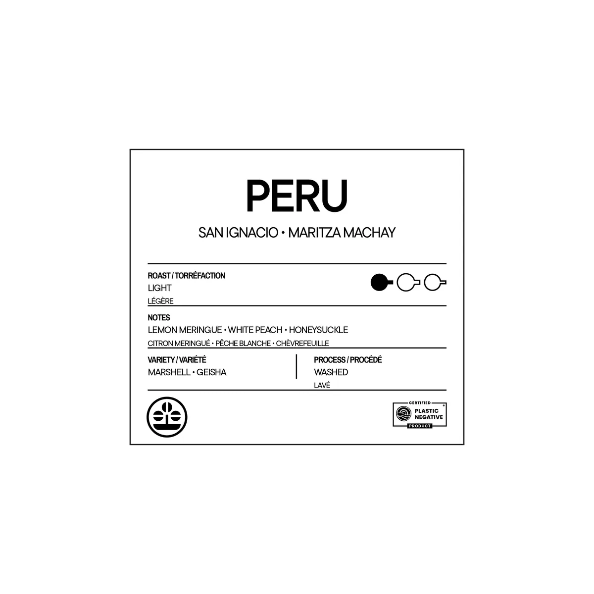peru marshell • geisha, maritza machay | washed coffee by agro coffee roasters
