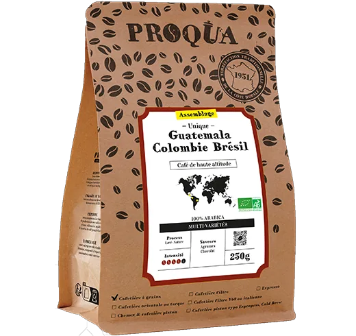 unique – arabica – blend 3 terroirs – bio coffee by de'longhi coffee lounge