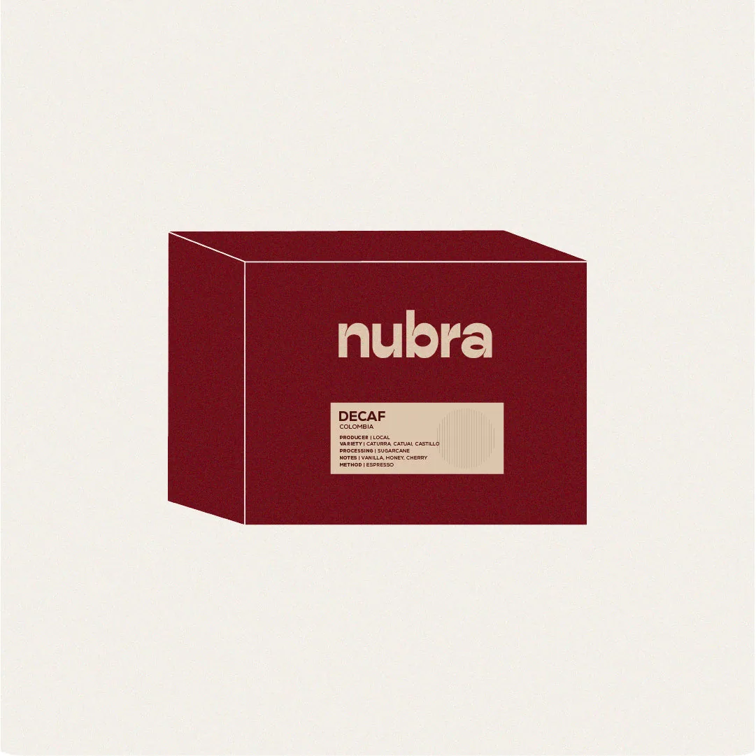 decaf colombia - sugarcane - colombia coffee by nubra coffee shop