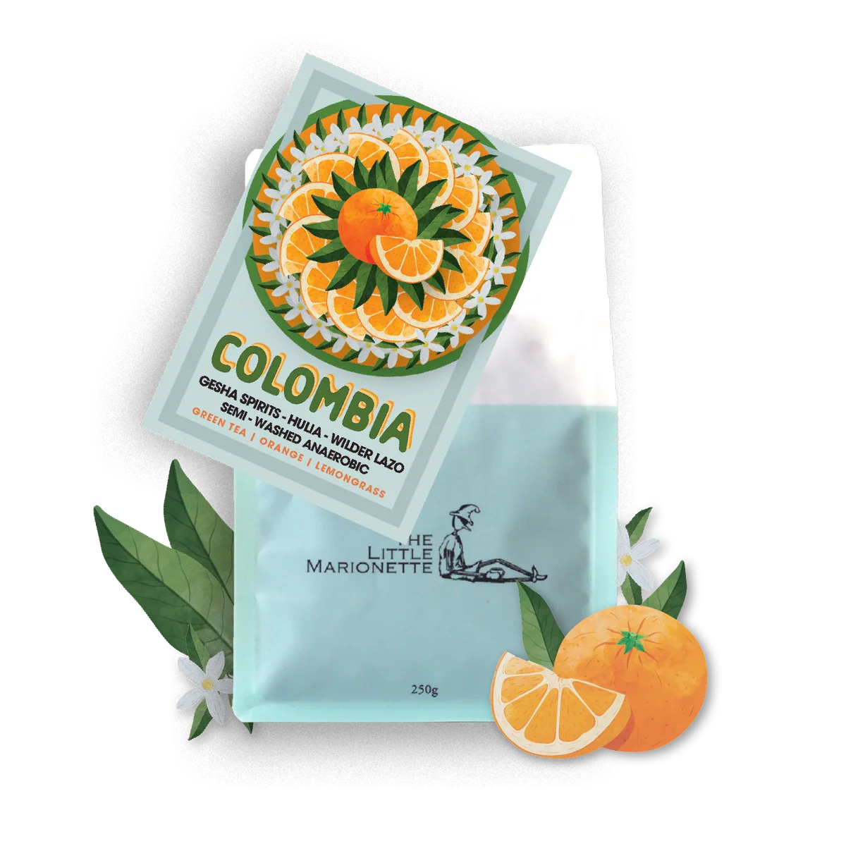 colombia |  gesha spirits ~ hulia coffee by the little marionette coffee roastery