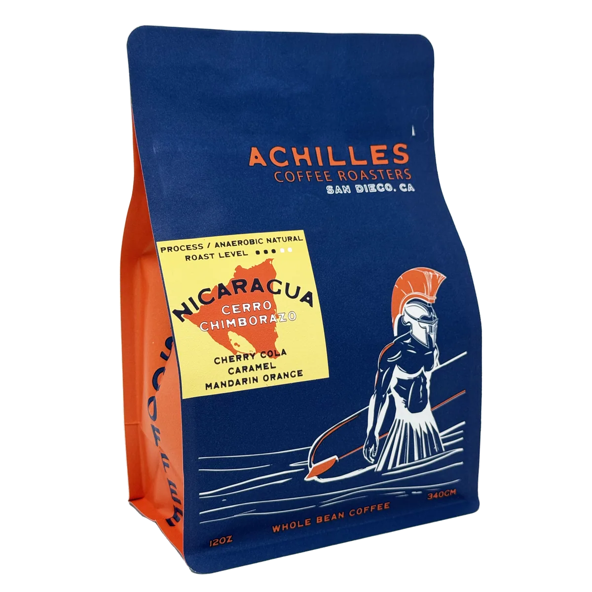 nicaragua los papeles anaerobic natural single origin coffee coffee by achilles coffee solana beach